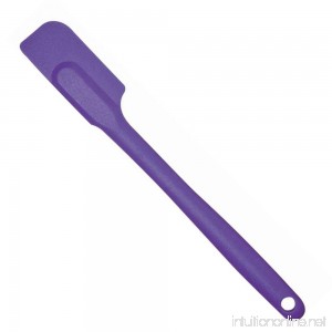 Mastrad Silicone Slim Spatula - Non-Stick Rubber Spatula - Soft Grip And Slender Design Great For Jars Blenders Small Containers and More (Purple) - B008J575SS